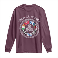 The Celtic Nations Long Sleeve Shirt Vintage The Seven Celtic Nations Flag