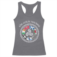 The Celtic Nations Racerback Tank Top Vintage The Seven Celtic Nations Flag