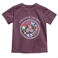The Celtic Nations Toddler T Shirt Vintage The Seven Celtic Nations Flag
