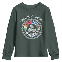 The Celtic Nations Youth Sweatshirt Vintage The Seven Celtic Nations Flag