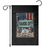 Funny Hands Off With Justice For All Garden Flag Statue Of Liberty American Flag - Wonder Print Shop
