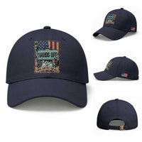 Funny Hands Off With Justice For All Baseball Cap Statue Of Liberty American Flag