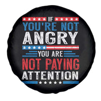 If You Are Not Angry You Are Not Paying Attention Spare Tire Cover Vintage Stars And Stripes