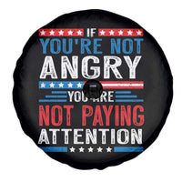 If You Are Not Angry You Are Not Paying Attention Spare Tire Cover Vintage Stars And Stripes