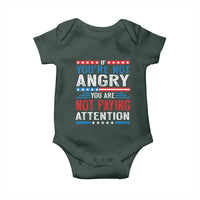 If You Are Not Angry You Are Not Paying Attention Baby Onesie Vintage Stars And Stripes