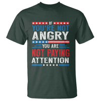 If You Are Not Angry You Are Not Paying Attention T Shirt Vintage Stars And Stripes