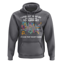 I Literally Want My Tax Dollars To Support National Parks Hoodie In Case That Wasn't Clear Vintage American Map