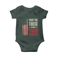Fight For Those Without Your Privilege Baby Onesie