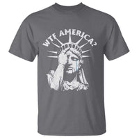 Funny Statue Of Liberty WTF America T Shirt