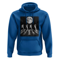 Astronauts Walking In Space Galaxy Moon Planet Hoodie