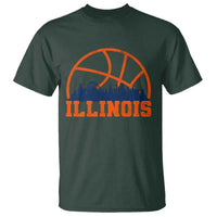 Illinois Fan T Shirt IL State Basketball Game Day