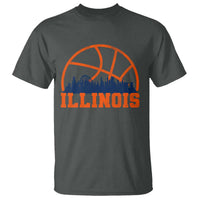 Illinois Fan T Shirt IL State Basketball Game Day