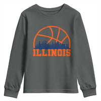 Illinois Fan Youth Sweatshirt IL State Basketball Game Day