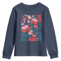 Floral 250th Still Resisting 4th of July 1776 2026 Youth Sweatshirt