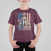 The Nations Leader US 250th Anniversary T Shirt For Kid Funny 4th of July 1776 2026