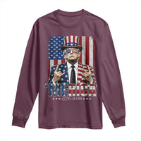 The Nations Leader US 250th Anniversary Long Sleeve Shirt Funny 4th of July 1776 2026