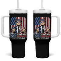 The Nations Leader US 250th Anniversary Tumbler With Handle Funny 4th of July 1776 2026