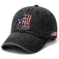 The Nations Leader US 250th Anniversary Washed Cotton Baseball Cap Funny 4th of July 1776 2026