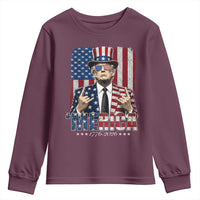 The Nations Leader US 250th Anniversary Youth Sweatshirt Funny 4th of July 1776 2026
