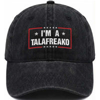 I Am A Talafreako James Talarico Washed Cotton Baseball Cap US Senate Texas Election