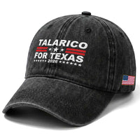 Talarico For Texas US Senate 2026 Washed Cotton Baseball Cap James Talarico Support