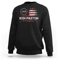 Ken Paxton for Texas Senate Sweatshirt US Senator Campaign Vintage American Flag