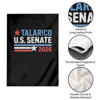 James Talarico US Senate 2026 Garden Flag Texas Senate Race Stars and Stripes
