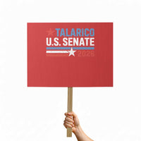 James Talarico US Senate 2026 Protest Sign Texas Senate Race Stars and Stripes