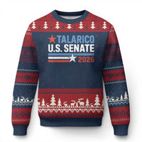 James Talarico US Senate 2026 Ugly Christmas Sweater Texas Senate Race Stars and Stripes