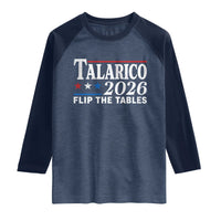 James Talarico 2026 Flip The Tables Raglan Shirt Texas Senate