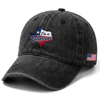I Am A Talafreako James Talarico Washed Cotton Baseball Cap US Senate Vintage Texas Map
