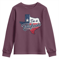 I Am A Talafreako James Talarico Youth Sweatshirt US Senate Vintage Texas Map