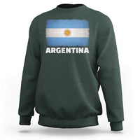 Vintage Argentina Flag Sun of May Argentinian Souvenir Sweatshirt