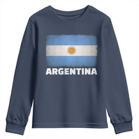 Vintage Argentina Flag Sun of May Argentinian Souvenir Youth Sweatshirt