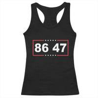 Vintage 8647 Racerback Tank Top US Political FDT Stars And Stripes