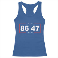 Vintage 8647 Racerback Tank Top US Political FDT Stars And Stripes