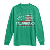 Talafreako James Talarico 2026 Long Sleeve Shirt US Senate Texas Vintage American Flag