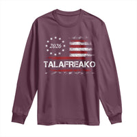 Talafreako James Talarico 2026 Long Sleeve Shirt US Senate Texas Vintage American Flag