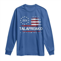 Talafreako James Talarico 2026 Long Sleeve Shirt US Senate Texas Vintage American Flag