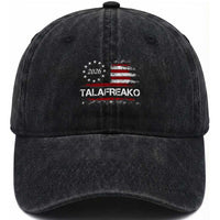 Talafreako James Talarico 2026 Washed Cotton Baseball Cap US Senate Texas Vintage American Flag