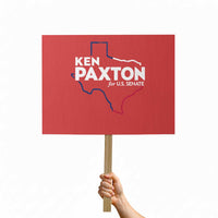 Ken Paxton for US Senate Protest Sign Texas Senate Race 2026