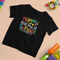 Happy First Day Of School T Shirt For Kid Artists Brushes Art Class - Wonder Print Shop