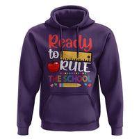 Ready To Rule The School Hoodie First Day Of School Ruler - Wonder Print Shop
