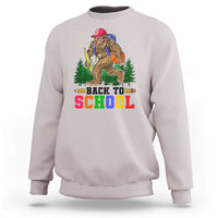 Funny Back To School Bigfoot Sweatshirt Backpack Pencil Basketball - Wonder Print Shop