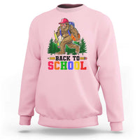 Funny Back To School Bigfoot Sweatshirt Backpack Pencil Basketball - Wonder Print Shop