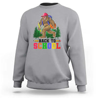 Funny Back To School Bigfoot Sweatshirt Backpack Pencil Basketball - Wonder Print Shop