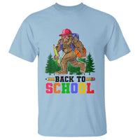 Funny Back To School Bigfoot T Shirt Backpack Pencil Basketball - Wonder Print Shop