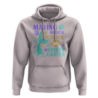 Making Magical Waves In Kindergarten Hoodie Mythical Mermaid Seashell Starfish - Wonder Print Shop