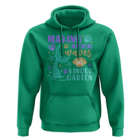Making Magical Waves In Kindergarten Hoodie Mythical Mermaid Seashell Starfish - Wonder Print Shop