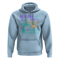 Making Magical Waves In Kindergarten Hoodie Mythical Mermaid Seashell Starfish - Wonder Print Shop